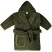 MamaLoes Badstof Groen 0-1jr Badjas ML010307