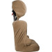 MamaLoes Badstof Nougat Groep 2/3 Autostoelhoes ML010801