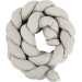 MamaLoes Beige 210 cm Braided Bedbumper