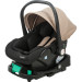 Set MamaLoes Bodi Nougat/Zwart: Kinderwagen, Autostoel, Base, Wieg, Schommel & Stoel