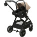 Set MamaLoes Bodi Nougat/Zwart: Kinderwagen, Autostoel, Base, Wieg, Schommel & Stoel