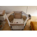 Mamaloes Boris Beige 6-Hoekige Inklapbare Baby Box