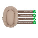 MamaLoes Cappuccino Deluxe Babynest