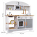Eco Toys Grijs Moderne Houten Kinderkeuken HC491072