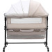 MamaLoes Jessie Beige Wieg aan Bed