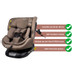 MamaLoes Joah Zwart 40-150 cm 360° i-Size Autostoel