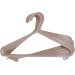 MamaLoes Kledinghangers Kunststof Beige 12 stuks
