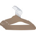 MamaLoes Kledinghangers Velvet Beige 8 stuks
