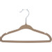 MamaLoes Kledinghangers Velvet Beige 8 stuks