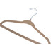 MamaLoes Kledinghangers Velvet Beige 8 stuks