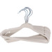 MamaLoes Kledinghangers Velvet Wit 8 stuks