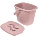 MamaLoes Licht Roze Badset Incl. Witte Badstandaard