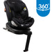 Mamaloes Lio Zwart 40-150 cm 360° i-Size Autostoel ML050221