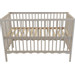 MamaLoes Luno Wave Beige 60 x 120 cm Ledikant