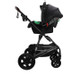 MamaLoes Marly Zwart 3-in-1 Combi Kinderwagen incl. Autostoel ML050101