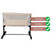 MamaLoes Noé Zwart Co-Sleeper Wieg aan Bed