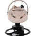 MamaLoes Nola Beige Deluxe Elektrische Babyschommel