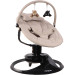 MamaLoes Nola Beige Deluxe Elektrische Babyschommel