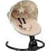 MamaLoes Noud Beige Elektrische Babyschommel ML050409