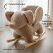 MamaLoes Olifant Olivier Taupe Bouclé Hobbeldier