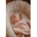 MamaLoes Oudroze 70x100cm Knitted Wiegdeken ML010609