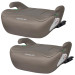 MamaLoes Pip Taupe Isofix 125-150 cm i-Size Booster - Set van 2