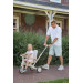 Weekendaanbieding: MamaLoes Quinn Beige Driewieler met Duwstang