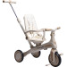 MamaLoes Quinn Beige Driewieler met Duwstang