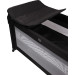 MamaLoes Raff Zwart Deluxe Campingbed incl. Aankleedvlak
