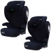 MamaLoes Rio Zwart Isofix 100-150 cm i-Size Autostoel - Set van 2
