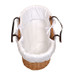 MamaLoes Rotan Naturel Draagwieg met Witte Bekleding 66936