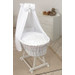 MamaLoes Rotan Wit Baby Wiegje 66755