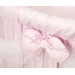 MamaLoes Royal Zacht Roze Voile Baby Wiegje 66757