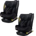 MamaLoes Sef Zwart 40-150 cm 360° i-Size Autostoel – Set van 2