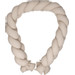 MamaLoes Soft Cotton Ecru 210 cm Braided Bedbumper ML020504