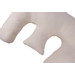 MamaLoes Soft Cotton Ecru Tweeling Voedingskussen ML020433