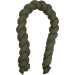 MamaLoes Soft Cotton Groen 210 cm Braided Bedbumper ML020514
