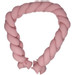 MamaLoes Soft Cotton Licht Roze 210 cm Braided Bedbumper ML020506