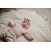 MamaLoes Soft Cotton Ruffle Ecru 90 cm Rond Boxkleed ML020241