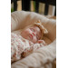 MamaLoes Soft Cotton Ecru Ruffle Babynest & Boxkleed
