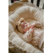 MamaLoes Soft Cotton Ecru Ruffle Babynest & Boxkleed