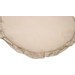 MamaLoes Soft Cotton Ruffle Ecru 90 cm Rond Boxkleed ML020241