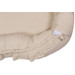 MamaLoes Soft Cotton Ecru Ruffle Babynest & Boxkleed