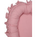 MamaLoes Soft Cotton Ruffle Licht Roze Babynest ML020113