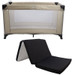 MamaLoes Soof Beige Campingbed + Opvouwbaar Matras in Tas