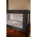 MamaLoes Soof Zwart Campingbed + Opvouwbaar Matras in Tas