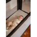 MamaLoes Soof Zwart Campingbed + Opvouwbaar Matras in Tas