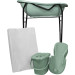 MamaLoes Stone Green Badset Incl. Zwarte Badstandaard