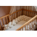 MamaLoes Teddy Boucle Naturel 210 cm Braided Bedbumper ML020515