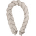 MamaLoes Teddy Boucle Naturel 210 cm Braided Bedbumper ML020515